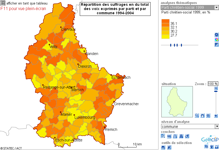 luxemburg legislative election 1999 christian-social