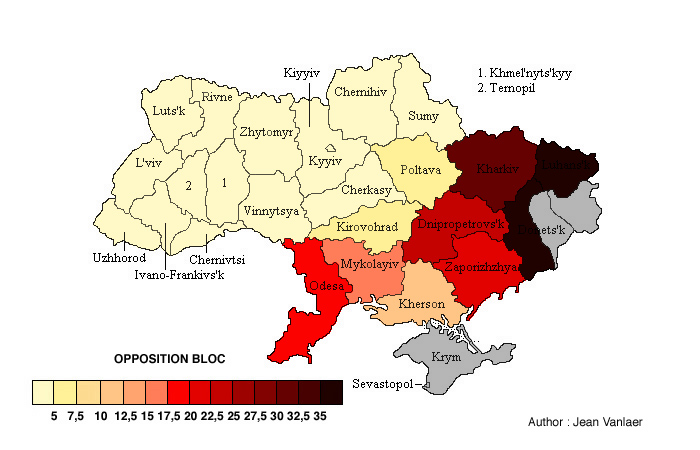 Ukraine. Legislative Election 2014 - Electoral Geography 2.0