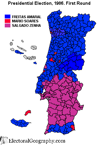 portugal presidential election 1986 first round