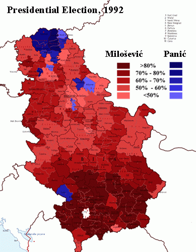 serbia presidential election 1992
