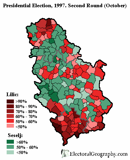 serbia presidential election 1997 second round october