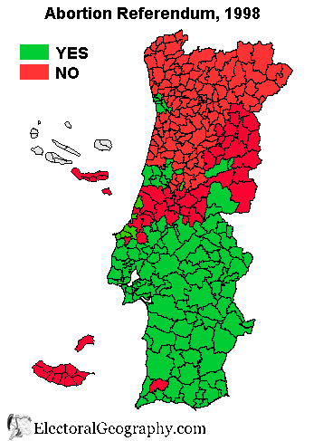portugal abortion referendum 1998