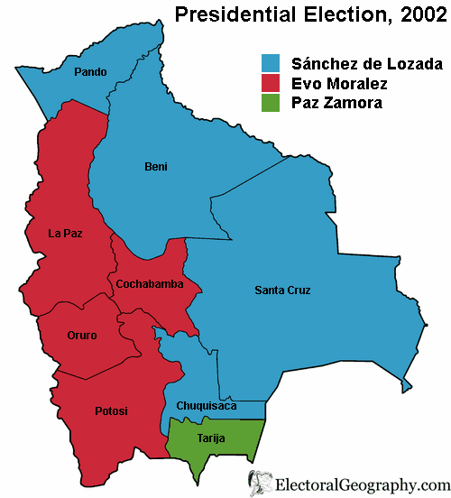 bolivia presidential election 2002