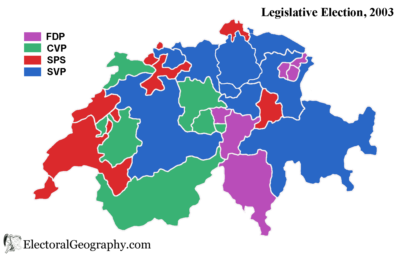 switzerland legislative election 2003