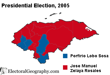 honduras presidential election 2005