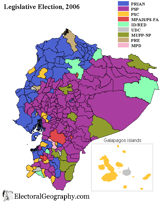 Ecuador Legislative Election 2006