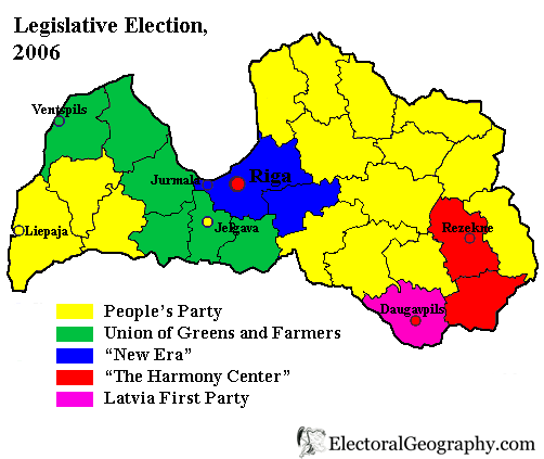 Winners by provinces