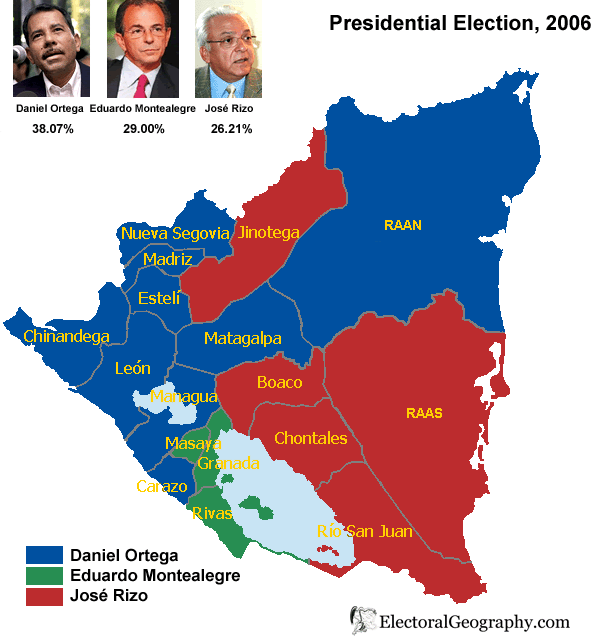 nicaragua presidential election 2006