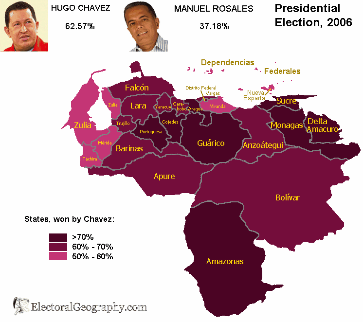Венесуэла президентские выборы 2006