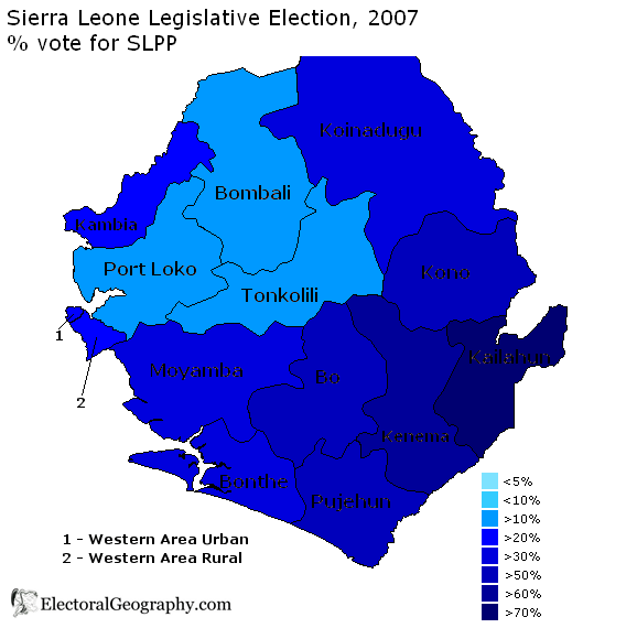 сьерра-леоне парламентские выборы 2007